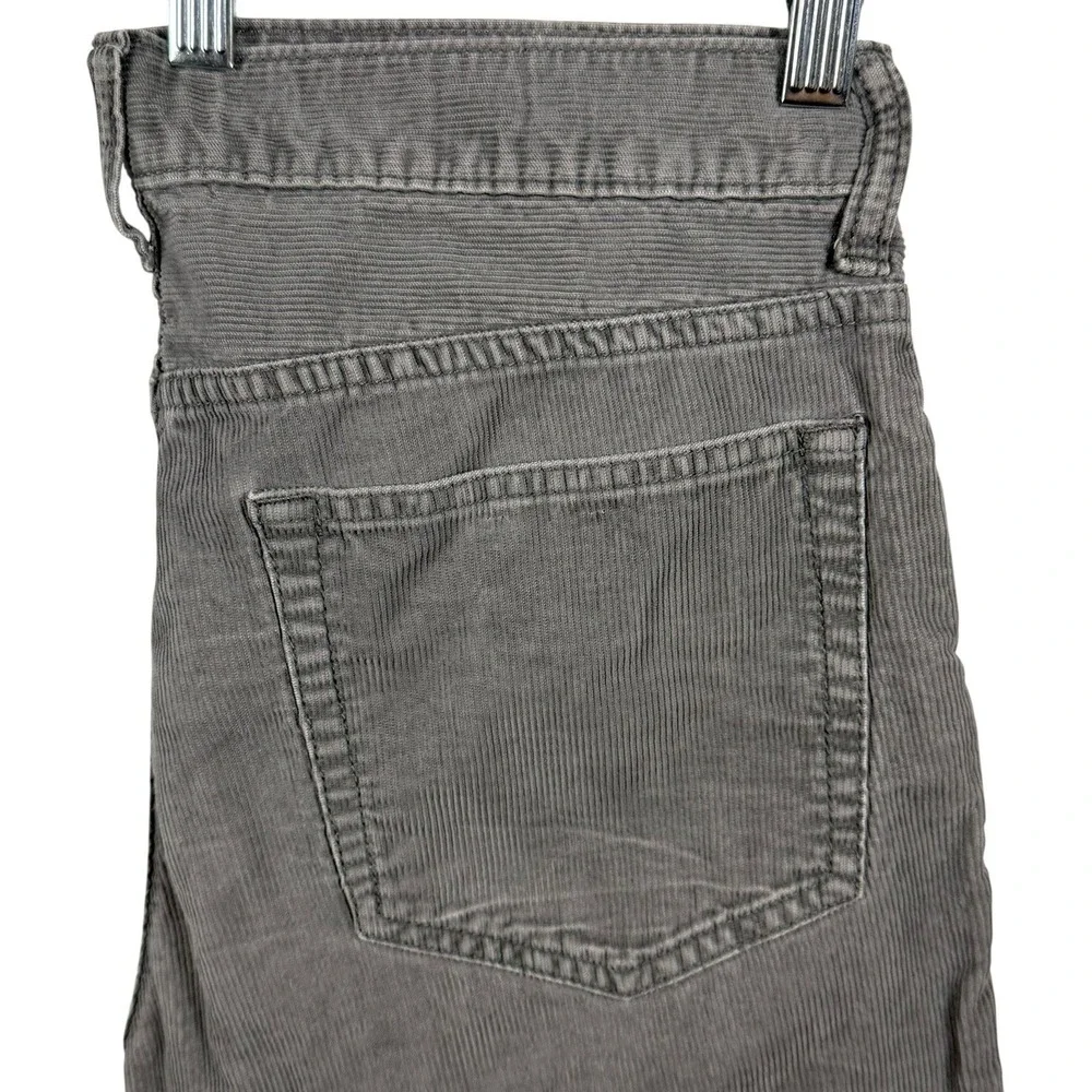 JCrew‎ Men 31x31 Gray Corduroy Slim Straight 29104 Cotton Pants **READ